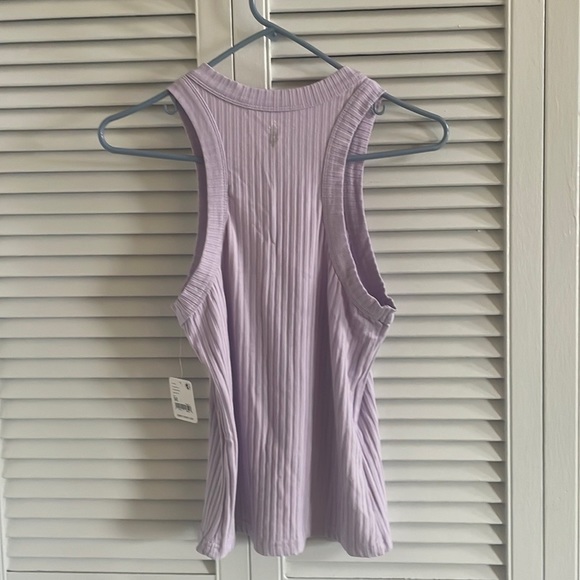 NWT Free People Blissed Out Tank In Dew Berry - Picture 4 of 4
